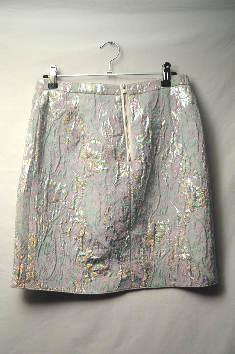 Jupe SANDRO argentée taille 36